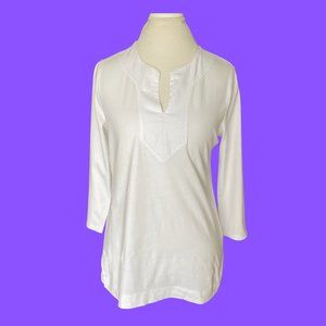 LAUREN by Ralph Lauren Cotton Tunic Top